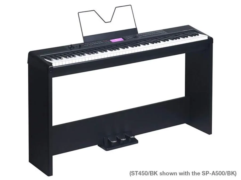 ST450/BK Medeli Performer Series wooden stand for digital piano SP-C120/SP-A500 with 3 pedals