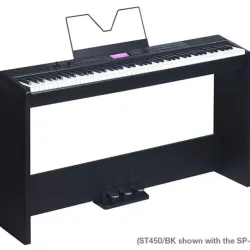 ST450/BK Medeli Performer Series wooden stand for digital piano SP-C120/SP-A500 with 3 pedals