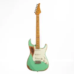 EART Guitars Vintage-VS60H(M) Satin Heavy Relic Finish 6-Point Synchronized Tremolo Bridge Electric Guitar